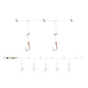   Daiwa GrandWave mikro heringező szerelék
135.0cm #14 5horog