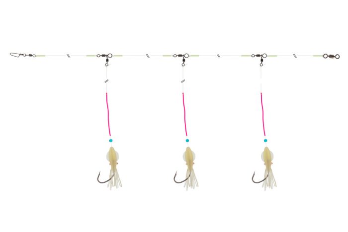 Daiwa GrandWave csalihalas szerelék
white 300.0cm #5/0 3horog