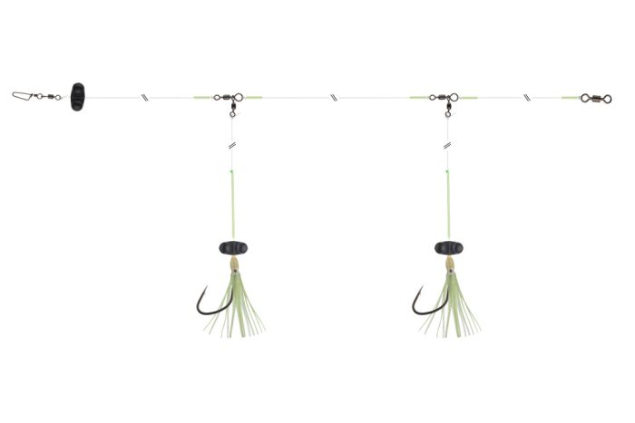 Daiwa GrandWave farkashalazó szerelék
light green 150.0cm #5/0 2horog