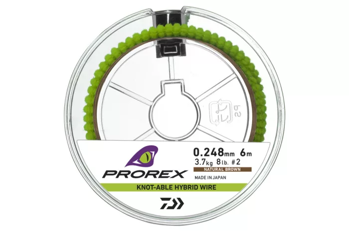 Daiwa Prorex Hybrid Knotable Wire PX HKW 6m-5.4kg
brown 5.4kg 0.300mm
