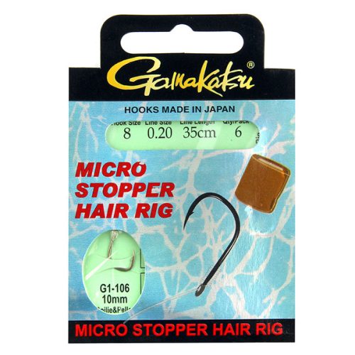 BKS-Micro Stopper Hair rig 12es horog 35cm 6db/cs
