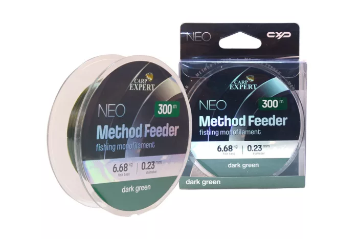 CARP EXPERT NEO METHOD FEEDER 0,23MM 300MDOUBLE DARK GREEN 6,68KG