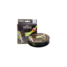 WIZARD FINE BRAID 8 0,08 150M 4,9KG DARK GREEN