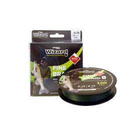 WIZARD FINE BRAID 8 0,08 150M 4,9KG DARK GREEN