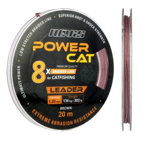 NEVIS Powercat Braid Leader X8 20m 0.60mm