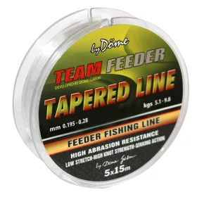   Team Feeder By Döme By Döme TF Tapered Leader 15m x5 0.195-0.28