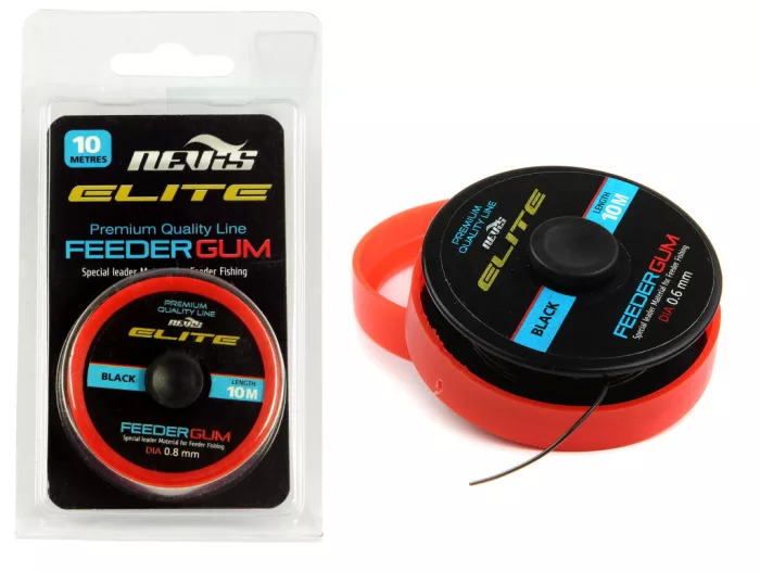 NEVIS Elit Black Feeder gumi 0.60mm 10m 4,5kg