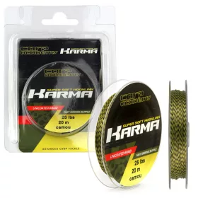 CARP ACADEMY Karma Hooklink 20m 20lb Camo