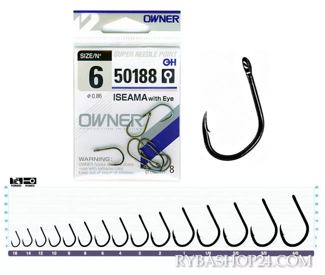 OWNER ISEAMA WE 50188 füles horog - 09