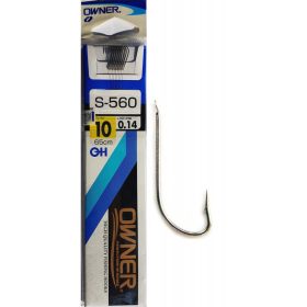 OWNER Előkötött keszegező horog S-560 - 12 / 0,12 mm