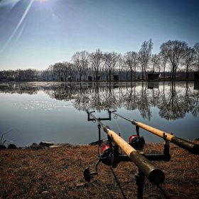 CARP ACADEMY Triangle Buzz Bar DLX 30cm 2botos