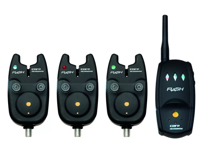 CARP ACADEMY Flash elektromos kapásjelző 3+1 szett