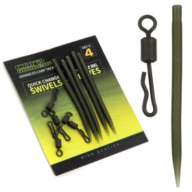 CARP ACADEMY Forgó gyorskapoccsal + szilikoncső 5+5db/cs