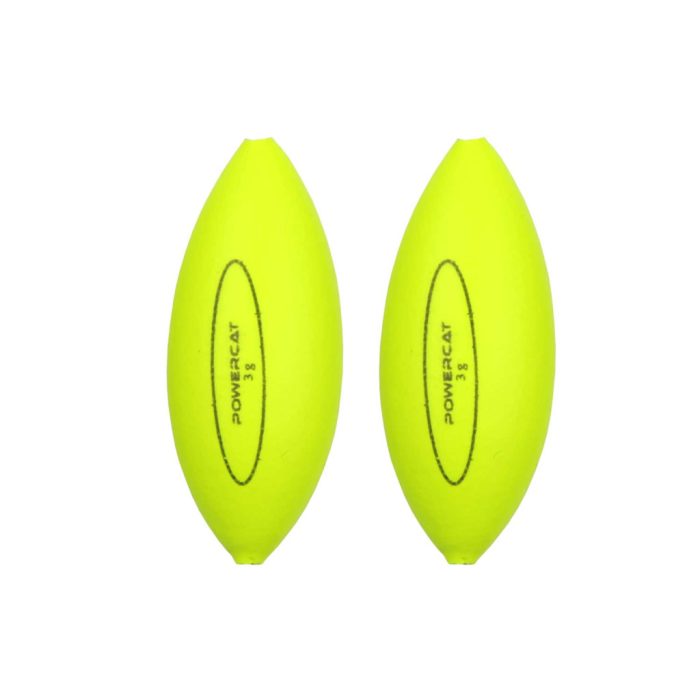 NEVIS Powercat micro U-float 1.5g sárga 2db/cs