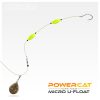 NEVIS Powercat micro U-float 3g fekete 2db/cs
