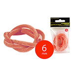 CSÚZLIGUMI CSOMAGOLT 4,0X2,0MM FLUO ZÖLD 60CM