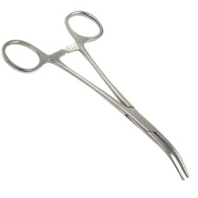 NEVIS Horogkiszedő csipesz 18cm hajlított (3109)