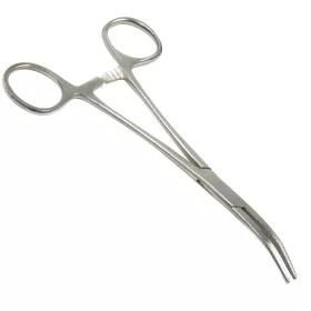 NEVIS Horogkiszedő csipesz 20cm hajlított (3111)