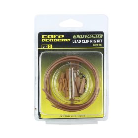   CARP ACADEMY Komplett végszerelék-lágy csövön 3db (356466)