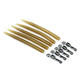 CARP ACADEMY Gyorscsatlakozó szilikoncsővel XL 5+5db