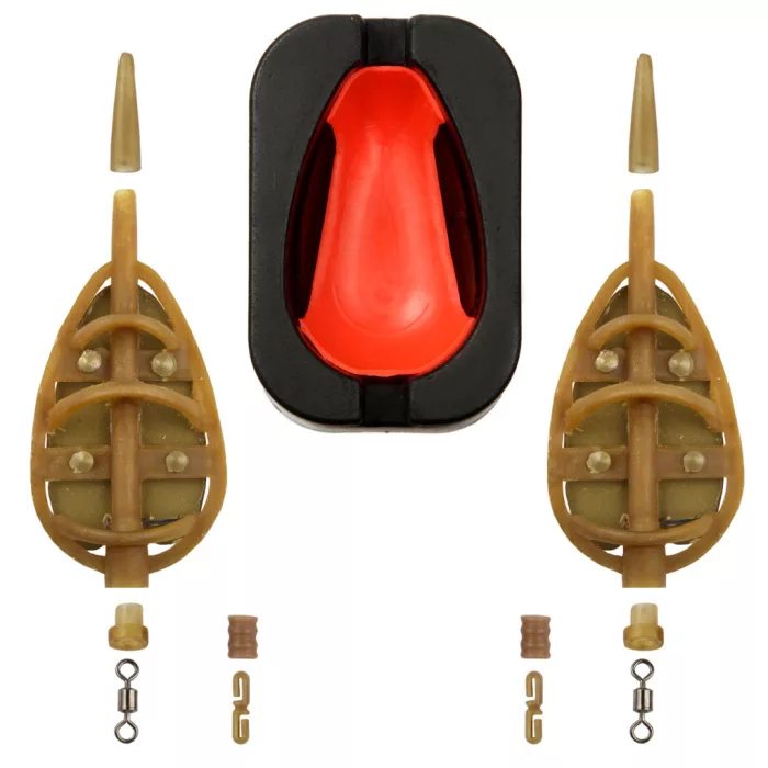 NEVIS Method Carp feeder kosár szett 80g