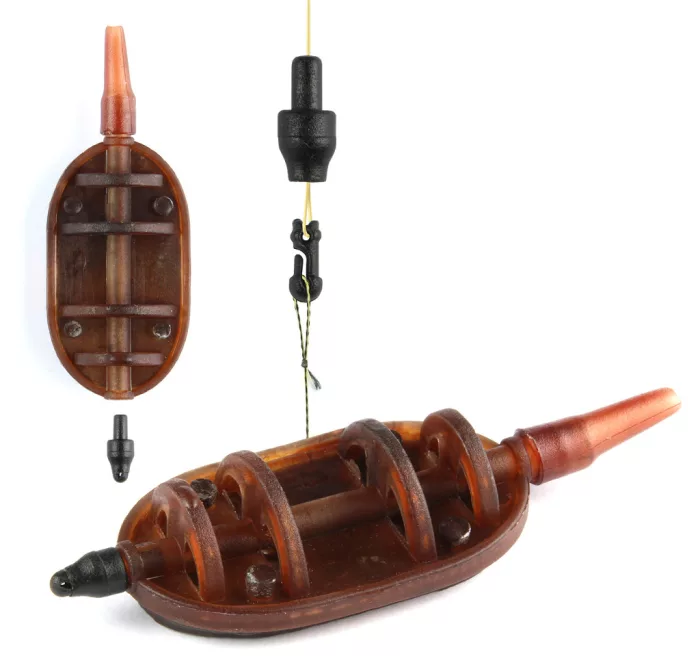 NEVIS Method Flat feeder kosár L 30g