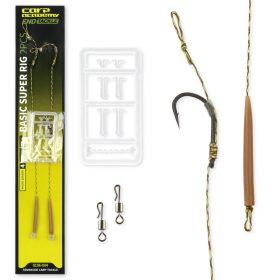 CARP ACADEMY Basic Super Rig 2-es méret 2db/cs