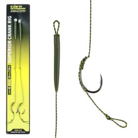   CARP ACADEMY CRANK hook rig pontyozó előke 6-os méret 2db/cs