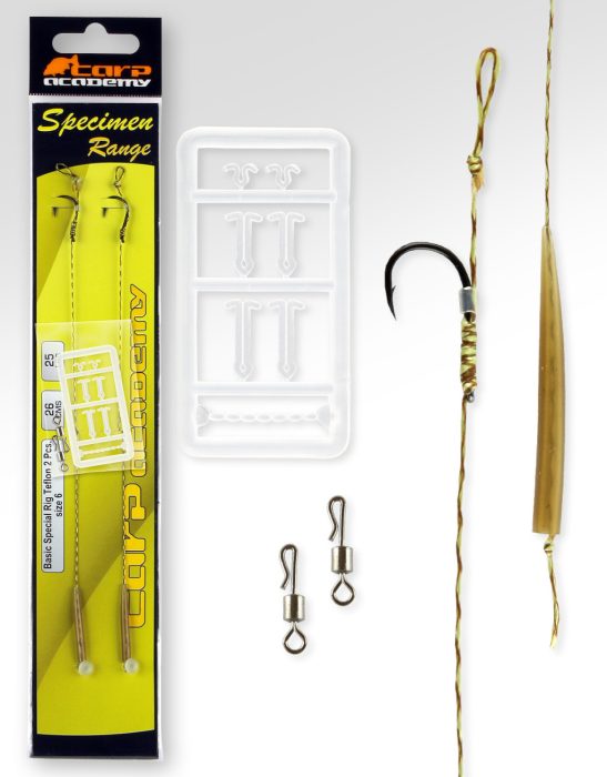 CARP ACADEMY Basic Special Rig Teflon 2-es méret 2db/cs