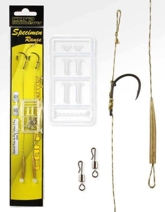 CARP ACADEMY Special Pop Up Rig Teflon 2db/cs 4-es méret