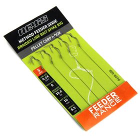 NEVIS Feeder fonott előke csalitüskével 6-os 5db/cs.