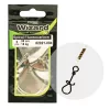 WIZARD SPIRÁL KAPOCS 2 FLUOROCARBON ELŐKE 9KG 25CM 2DB/CS