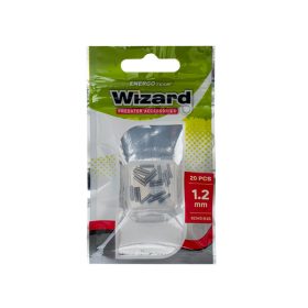   WIZARD DRÓTELŐKE RÖGZÍTŐ CSŐ 1.0X1.4X8MM 20DB/CS FÉNYES FEKETE