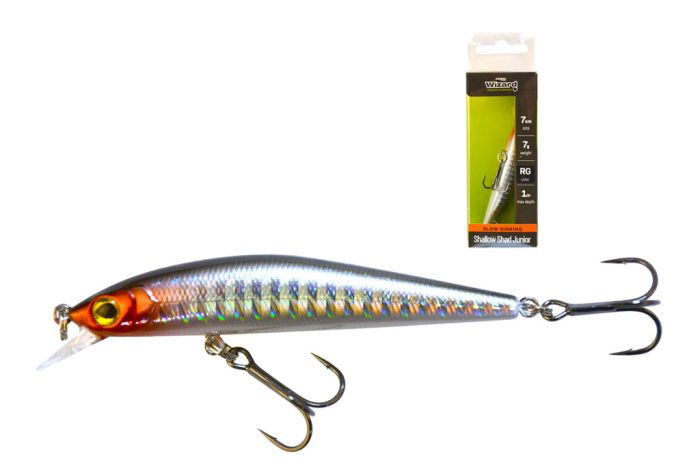WIZARD SHALLOW SHAD JUNIOR SLOW SINKING 1M 7CM 7G RG