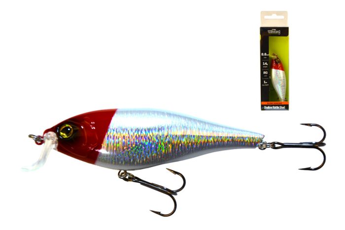 WIZARD SHALLOW RATTLE SHAD FLOATING  1M 8,8CM 14G RG