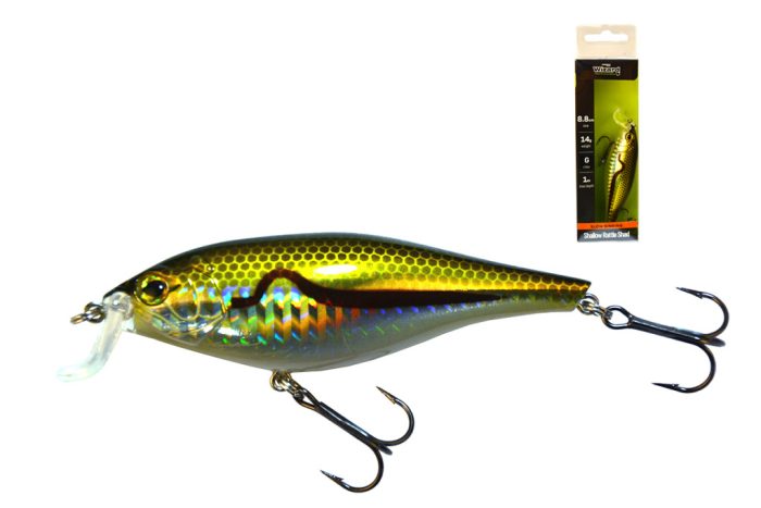 WIZARD SHALLOW RATTLE SHAD FLOATING  1M 8,8CM 14G SG