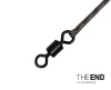 THE END Leadcore + swivel kötött horog / 3db 1m