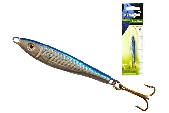 KAMASAKI ECOPILKER 15G KÉK/EZÜST