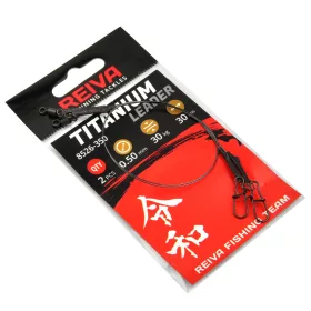 REIVA Titánium Rablózó előke 2/cs 30cm/0,45mm