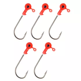 NEVIS Gumihal fej piros 4/0 3g 5db/cs
