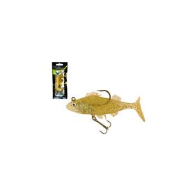 WIZARD SWIMBAIT PERCH 3 INCH  YELLOW-REDTIGER