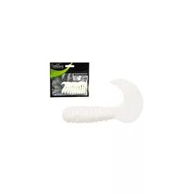 WIZARD HARPEX TWIST LARVA CLEAR-GREEN 5CM 10PCS/BAG