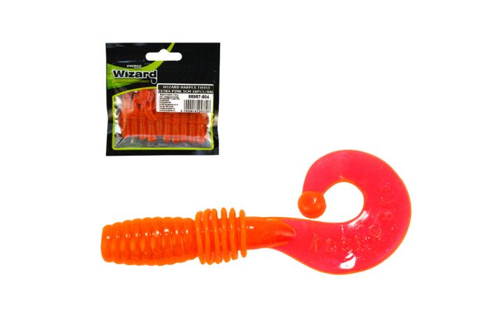 WIZARD HARPEX TWIST EXTRA PINK 5CM 10PCS/BAG