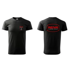 REIVA Reiva Póló 100% pamut Fekete XL