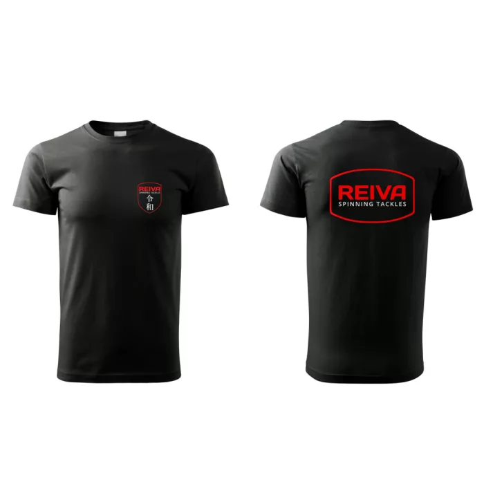 REIVA Reiva Póló 100% pamut Fekete S