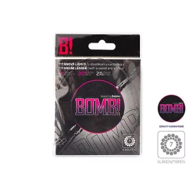   Titán előke huzal BOMB! forgóval és kapoccsal 2db/20cm/4kg