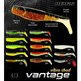 NEVIS Vibra Shad Gumihal 7cm 6/cs
