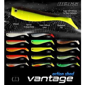 NEVIS Action Shad gumihal 7cm 6/cs