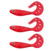 NEVIS Twister Shad Nevis 3db/cs (Japanese Red)