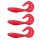 NEVIS Twister Shad Nevis 3db/cs (Japanese Red)